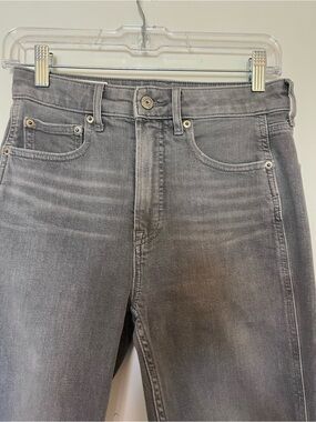 GAP Vintage Slim Sky High Jeans - Light Gray Denim